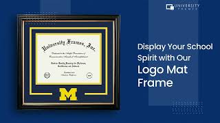 University Of Michigan Best Handcrafted Custom Diploma Frames | University Frames Inc.