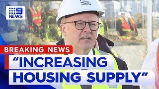 Prime Minister announces project to build more social housing | 9 News Australia