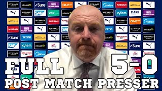 Man City 5-0 Burnley - Sean Dyche FULL Post Match Press Conference - Premier League