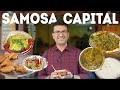 Samosa Capital of India Jhansi l Kadhi Samosa l Bhojanalaya food - Hari Mirch Dal Tadka + Best Kheer