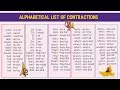Contractions List | How to Pronounce Contractions in American English