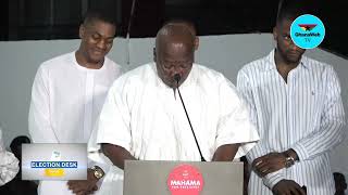 President-Elect John Mahama addresses the nation