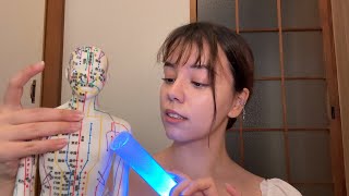 ASMR with the Acupuncture Doll | Massage and Scanning | Brain Melting Tingles 🫠✨