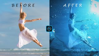 Photoshop Tutorial || Underwater Effect in Photoshop  Photo Effects (Easy) || Adobe Photoshop