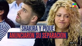 📺 Shakira y Piqué anunciaron su separación: la pareja tiene dos hijos 😱