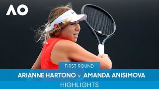 Arianne Hartono v Amanda Anisimova Highlights (1R) | Australian Open 2022