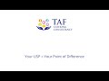 TAF Catering Consultancy: Your USP = Your Point of Difference