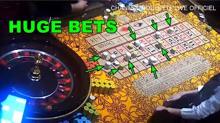 HUGE BETS IN TABLE IN REAL ROULETTE IN CASINO EXCLUSIVE OF 26/02/2025