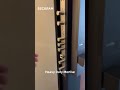 SECURAM Finger Vein Smart Door Lock V8 installed on a high security door