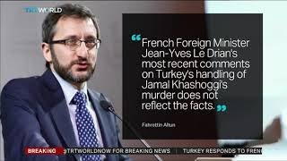 Turkey slams French FM's comments on Khashoggi's killing