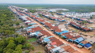 ទស្សនាសហគមន៍ទេសចរណ៍កំពង់ភ្លុក Visiting Kompong Pluk tourist community Tonle Sap lake is very nice