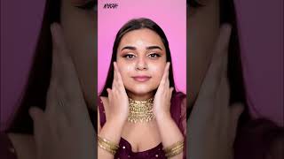 Easy Glam Makeup Look for Navratri | Indian Festive Makeup Tutorial | Nykaa #Shorts