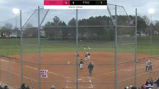 CVCC softball vs FTCC