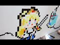 【デザフェス55】人生初のライブペイントでドット絵を描いてみた！！【アナログイラスト】