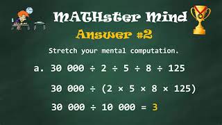 MATHster Mind 2 Answer - MATHster Kids