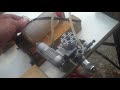 sc 25 rc glow two stroke test run engine no.2 of 2.