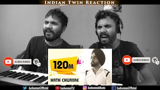 Indian Twin Reaction | HATH CHUMME - AMMY VIRK | B Praak | Jaani | Arvindr Khaira | DM