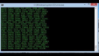 Matrix falling code effect with notepad