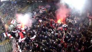Sampdoria Genua - VfB Stuttgart UEFA-Cup Ultras Pyro