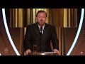 Ricky Gervais “Accept your little” award, thank your God and f*ck off”