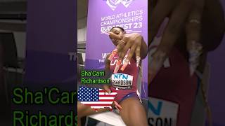 Sha’Carri Richardson amazing First race Budapest over 100m 2023