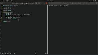 Intro to Python chapter 2.3, Building a timer