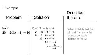 Quiz and Test Corrections
