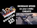 How to INCREASE SPEED on your e-bike CHEAP!!!