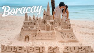 PART 1 - BORACAY TRIP IN DECEMBER | White Beach, Mandarin Nest, Epic, (Simon \u0026 Majo Vlog)