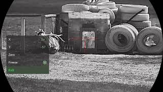 Quick 50 yard zero how to on the Rix DBH D6 Thermal optic #thermalhunting #howto