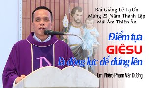 Điểm tựa GIÊSU là động lực để đứng lên - Cha Phêrô Phạm Văn Dương.