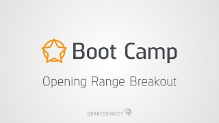 Opening Range Breakout Tutorial - Time Period Consolidation in QuantConnect