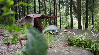 【神奈川】50代夫婦キャンプ/一日雨