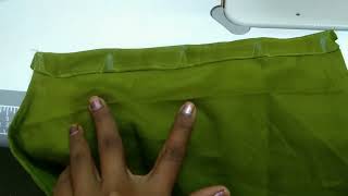 Basic Blouse Stitching in Tamil|Patti illa blouse stitching|பட்டி இல்லாமல் சட்டை தைப்பது எப்படி?