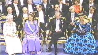 The royal family at the Nobel Prize in 1997