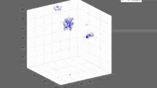 Flocking boids with predator (rotating view)