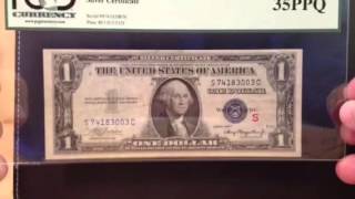 1935A Experimental Silver Certificate - Possible Bank Strap Find that Can Make You Money - BRSH