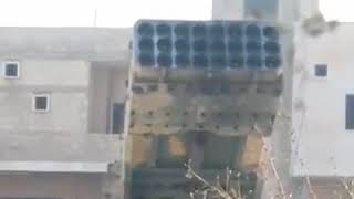 Russian TOS - 1A  in Action South Idlib