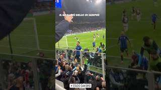 Lautaro drives Inter Milan fans crazy 🤪 Inter 1-0  Milan #championsleague