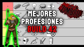 MEJOR PROFESION en la BUILD 42 │ PROJECT ZOMBOID  │ TIER LIST │(occupations)