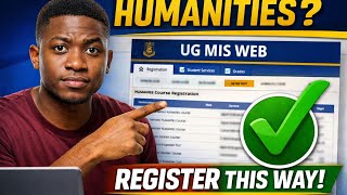 UG Humanities Course Registration: Don't Make These Mistakes