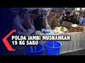 Polda Jambi Musnahkan 15 Kg Sabu