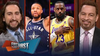 2024 NBA All-Star: East beat West, LeBron talks retirement, Dame wins MVP | NBA | FIRST THINGS FIRST