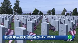 Families gather at Sacramento Valley National Cemetery to honor veterans on Memorial Day