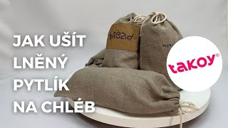 🍞 JAK UŠÍT LNĚNÝ PYTLÍK NA CHLÉB │ @TakoyCZ