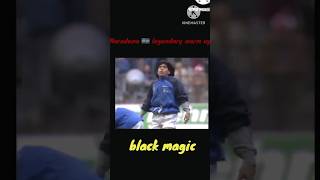 Maradona 🇦🇷 Legendary warm up Black magic #football #shorts #video