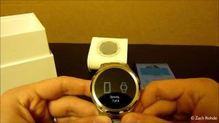 New Android Fossil Q Founder Smartwatch Unboxing / Video Review [HD]