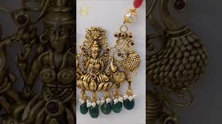 Laxmi haram with deep nakshi balls and precious pearls | Nikki Jewels | 81436 49101 | 8121522462