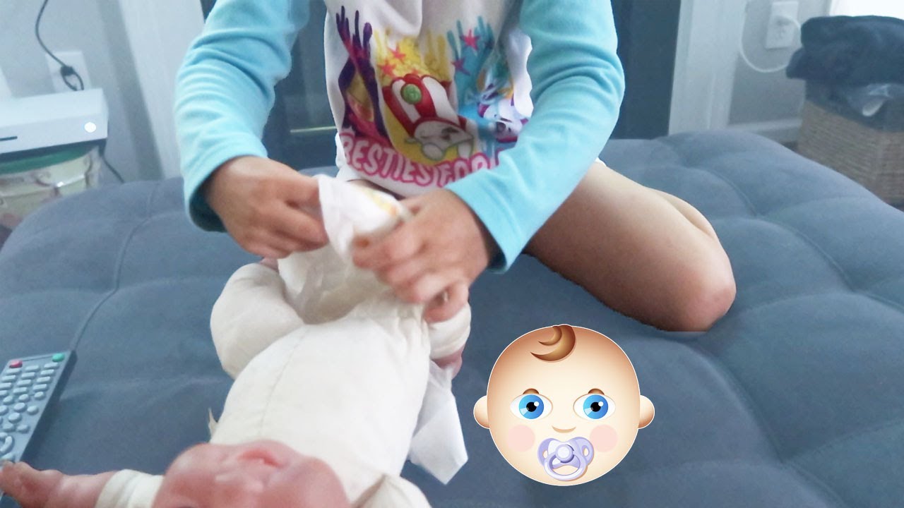 Diaper Changing Training! - YouTube