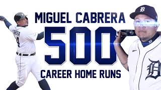 A Tribute to Miguel Cabrera reaching 500 Career Home Runs